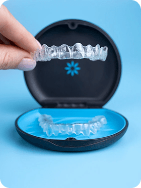 Invisalign clear aligners and braces for straighter smiles