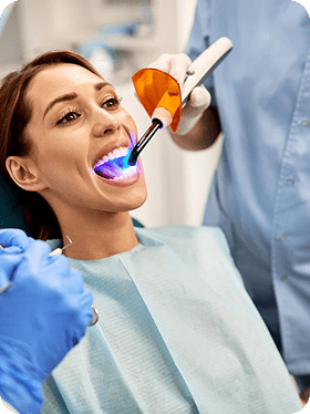 Dental crown procedure with modern restorative dentistry techniques